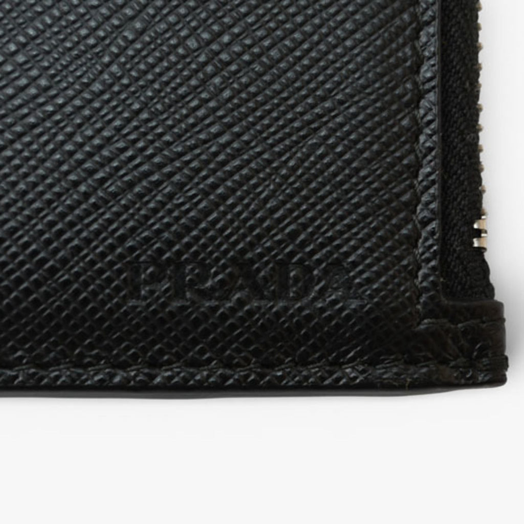 Prada Fragment Case, Card Coin Leather, Nero Black
