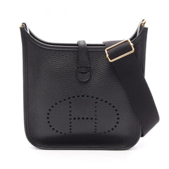 Hermes Evelyne 23 Shoulder Bag/Handbag, Taurillon Clemence Leather, Women's, Black — New - Store Return