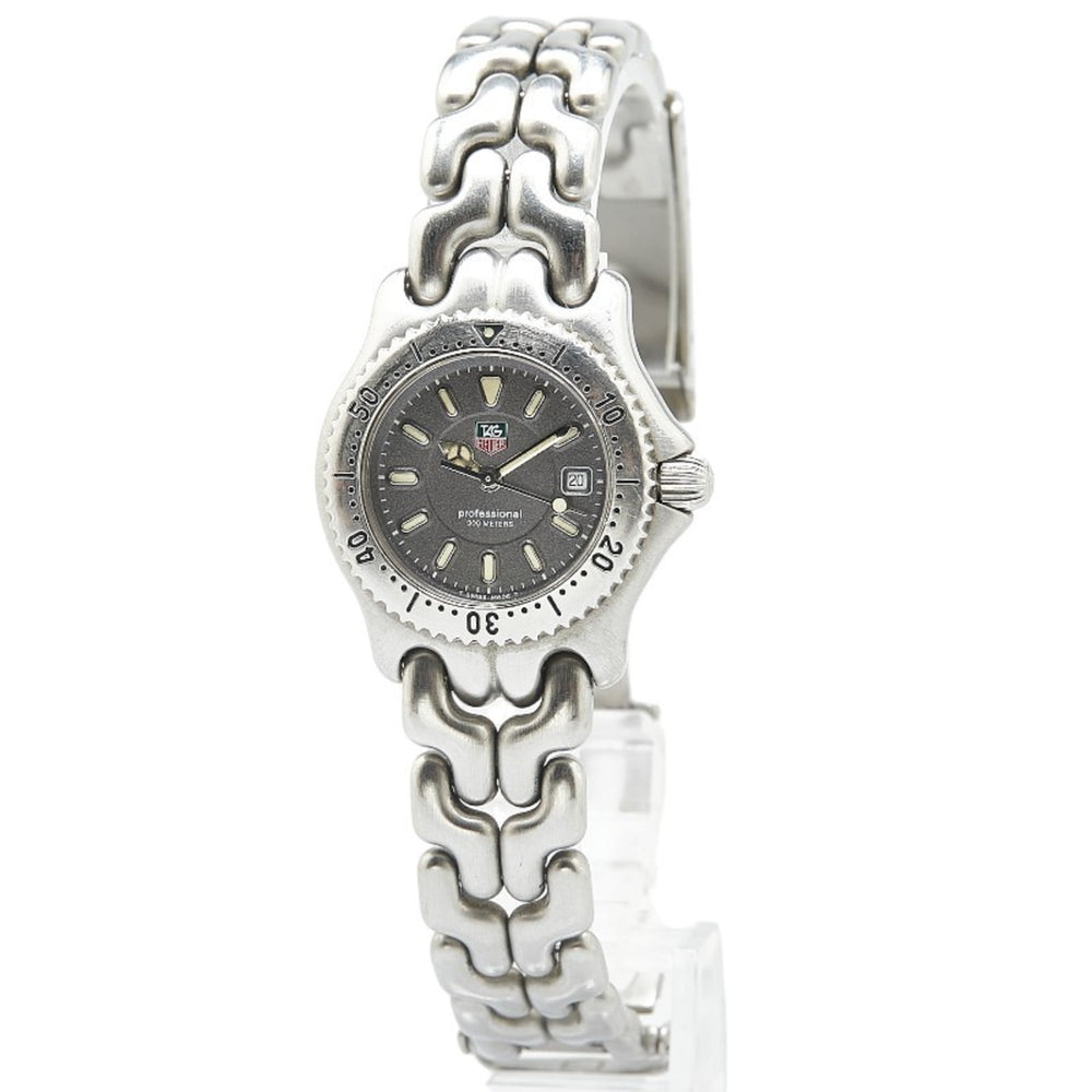 TAG Heuer Cell Watch WG1313-0 Quartz Grey Dial Stainless Steel Ladies HEUER — Good