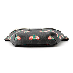 Gucci Bee GG Supreme Body Bag 675181 GUCCI Waist Black Handbag — Like New