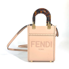 Fendi 8BS051 Shoulder Bag Crossbody bag 2WAY Hand Bag BeigeBased — Like New