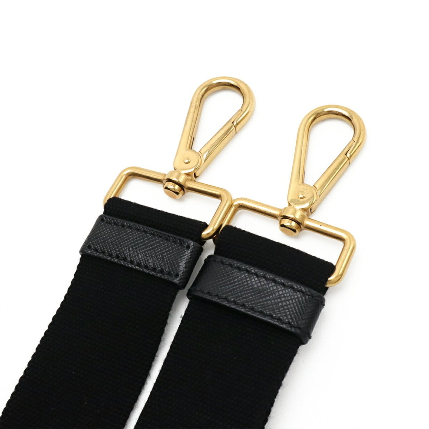 PRADA CANAPA Tote/Shoulder Bag, Canvas, Nero, Black, 1BG439