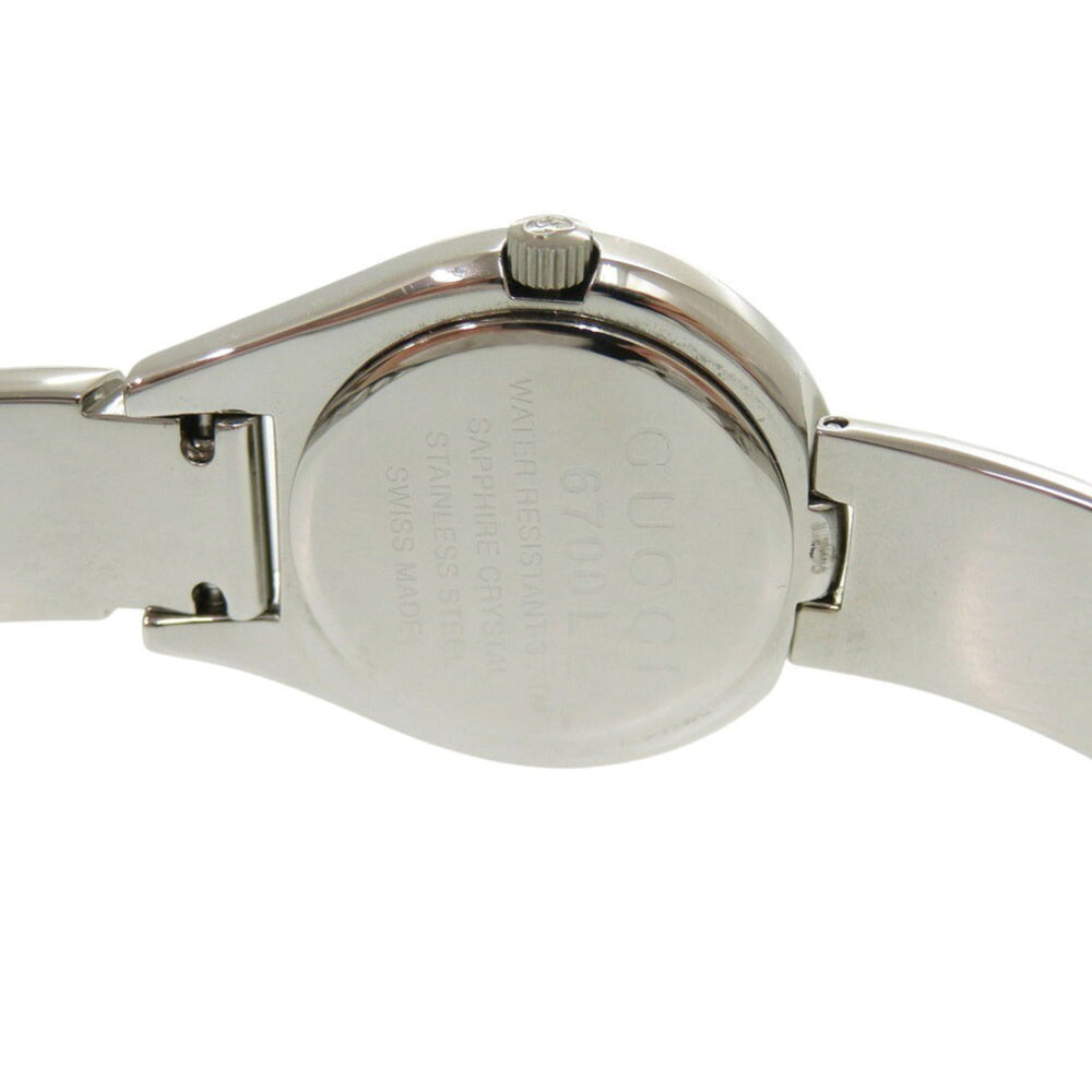 Gucci 6700L Stainless Steel Black/Silver Dial Quartz Watch 0566GUCCI — Good