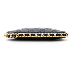 Chanel Chain Shoulder Bag Matelassé Coco Mark Lambskin AP3487 CHANEL Handbag Black Women's — Like New