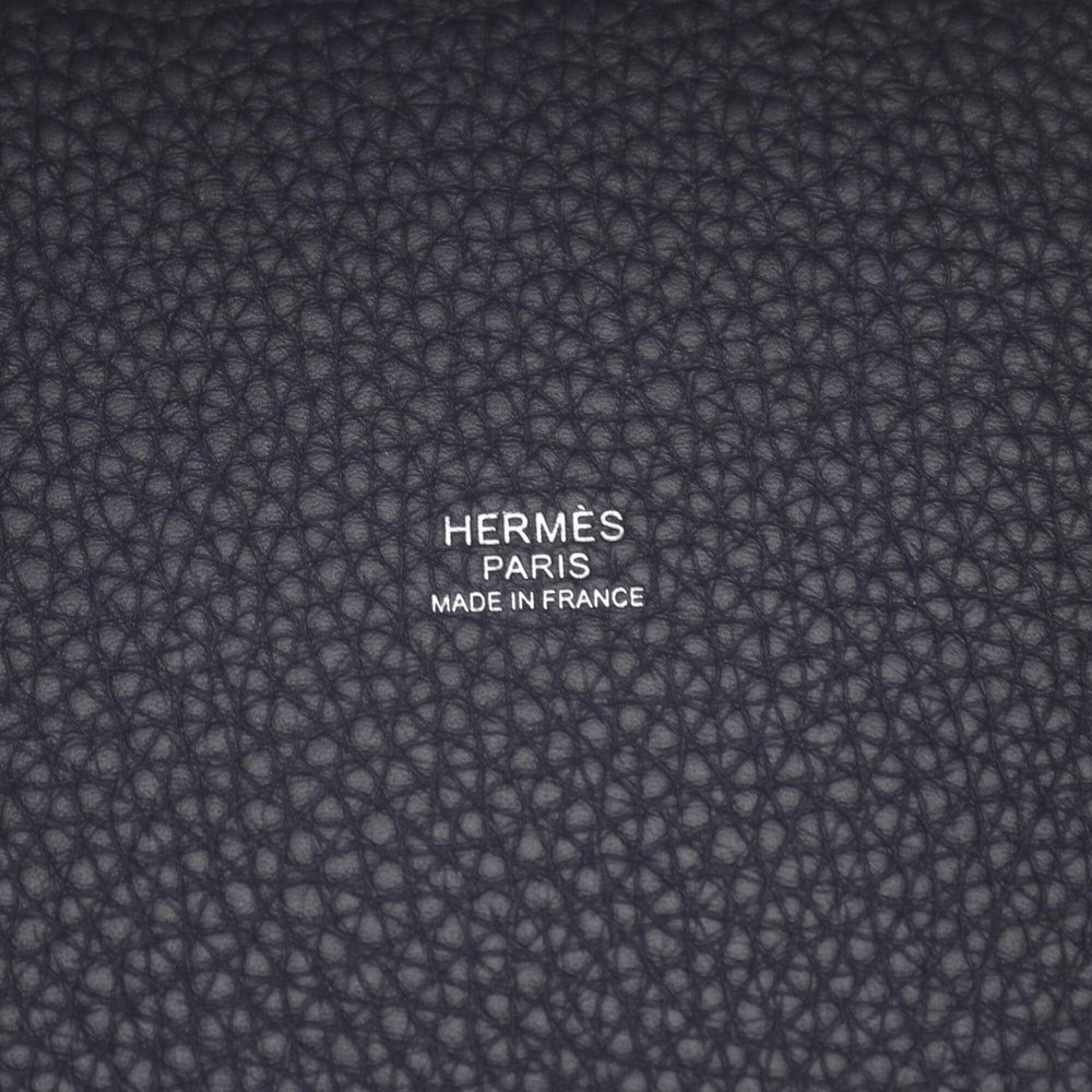 Hermes Picotin Lock PM Blue Nuit Handbag, Taurillon Clemence Leather, Women's, Navy — New - Store Return