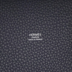 Hermes Picotin Lock PM Blue Nuit Handbag, Taurillon Clemence Leather, Women's, Navy — New - Store Return