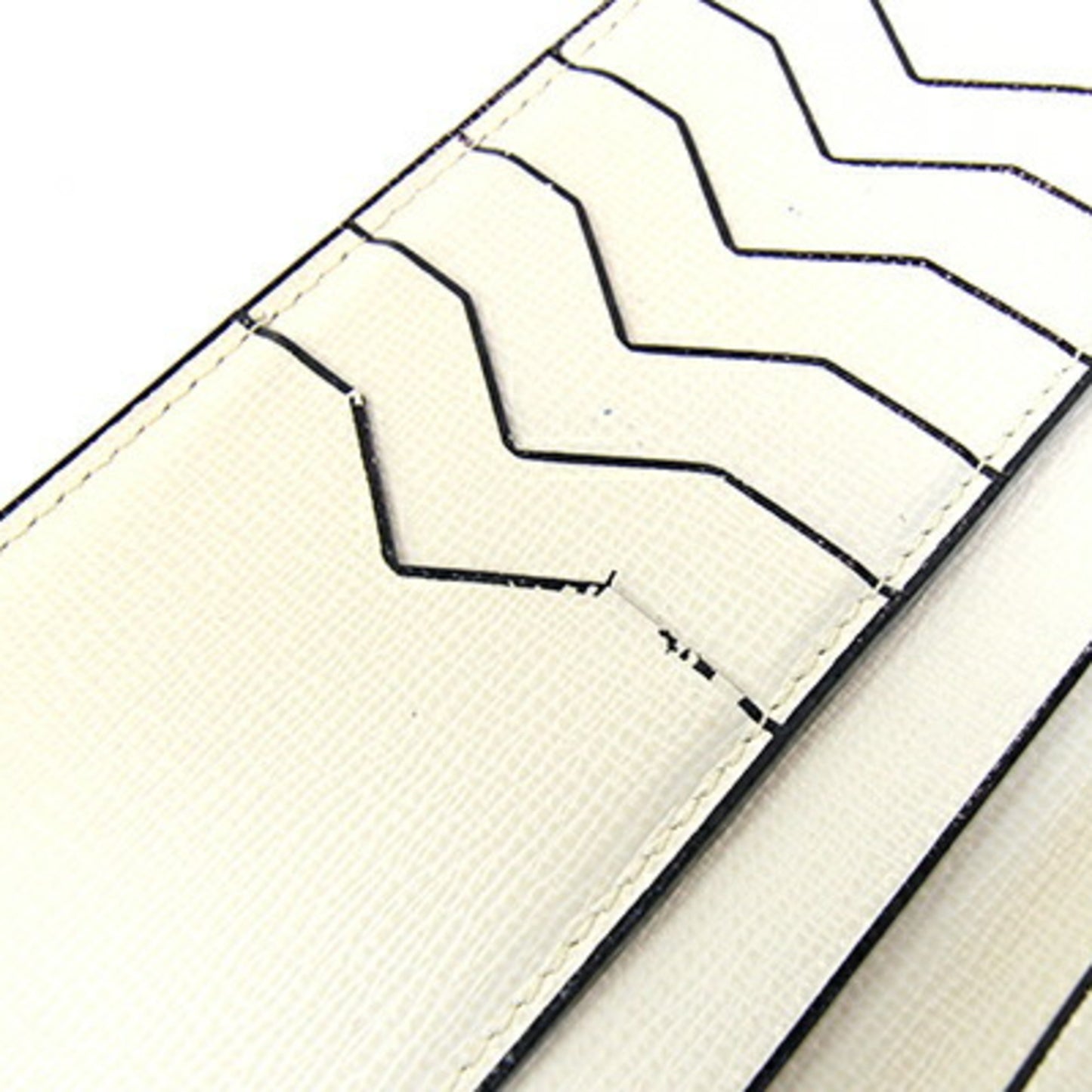 Valextra Bi-fold Long Wallet Vertical 12 Cards SGNL0021044L99WF99WW Ivory Leather Women Men