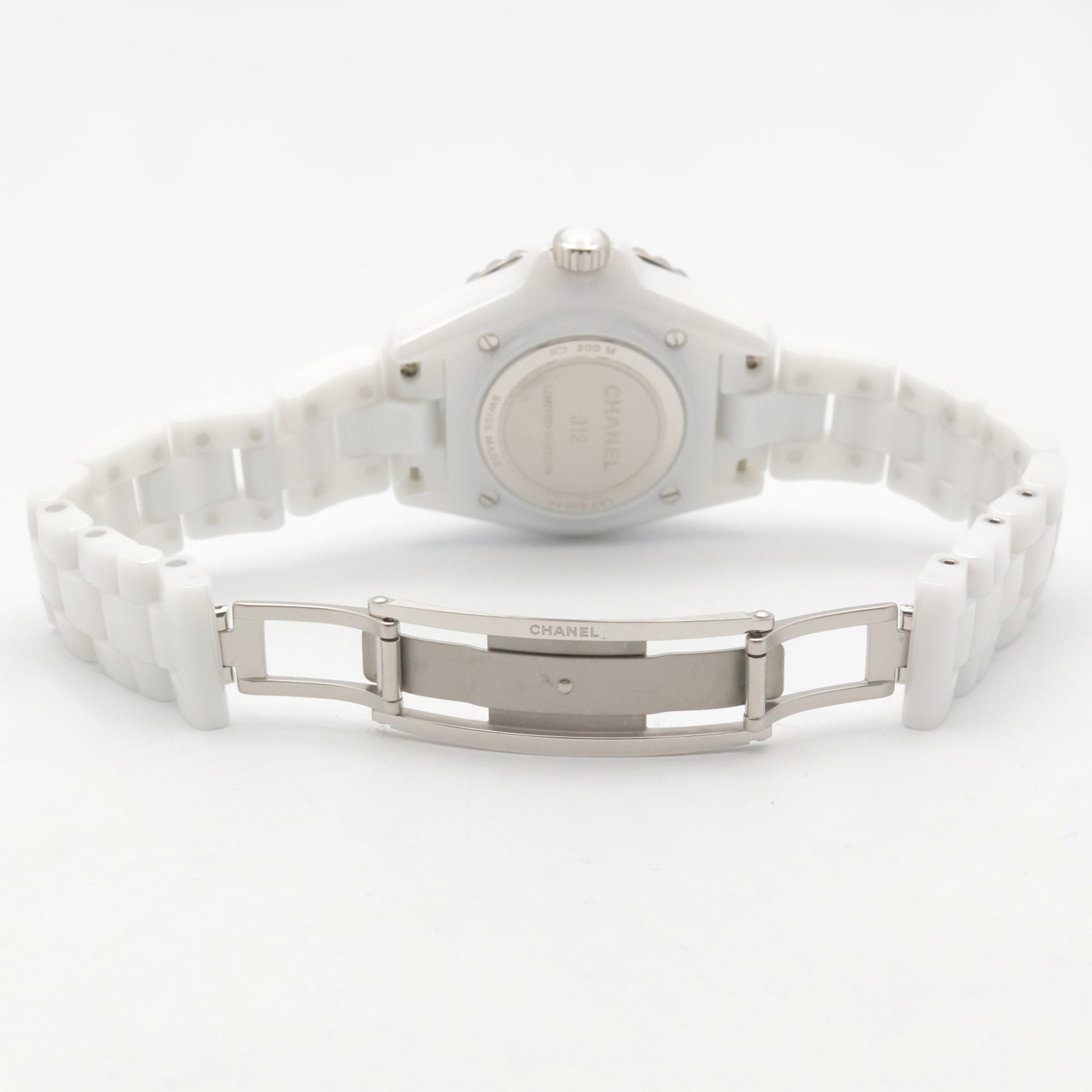 Chanel J12 Wanted de Watch, Ceramic, Ladies, White, H7419 — Very Good