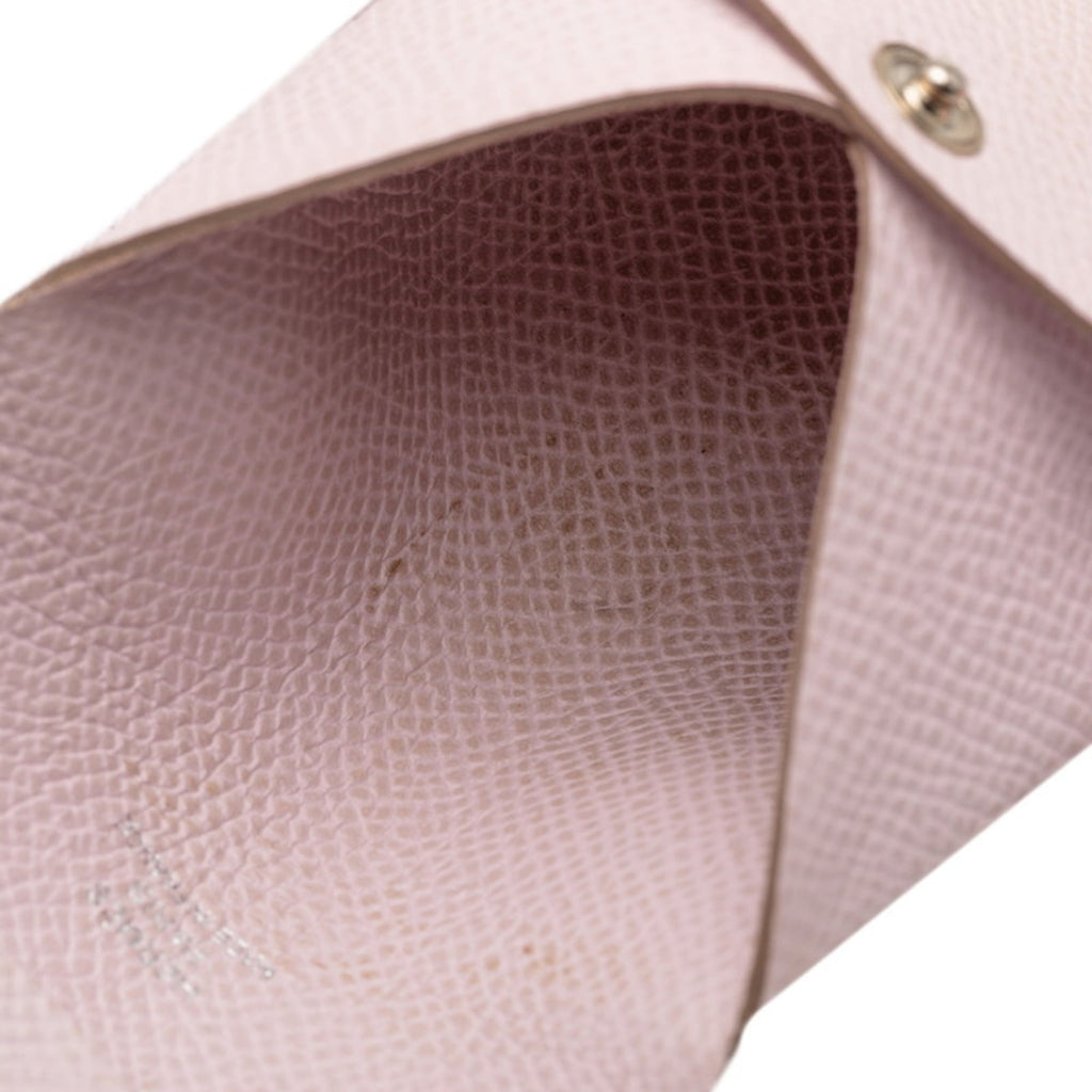 Hermès Bastia Wallet/Coin Purse, Mauve Pale and Light Pink, Epsom Leather, Women's, HERMES