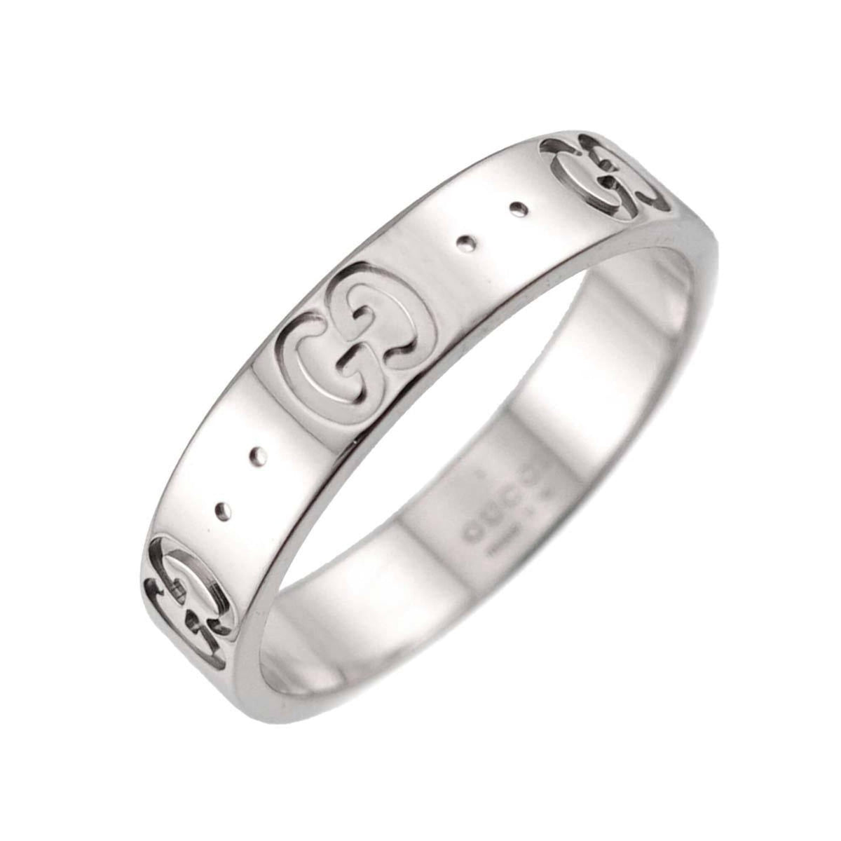 Gucci Icon #11 Ring, 18K WG (White Gold 750) — Like New