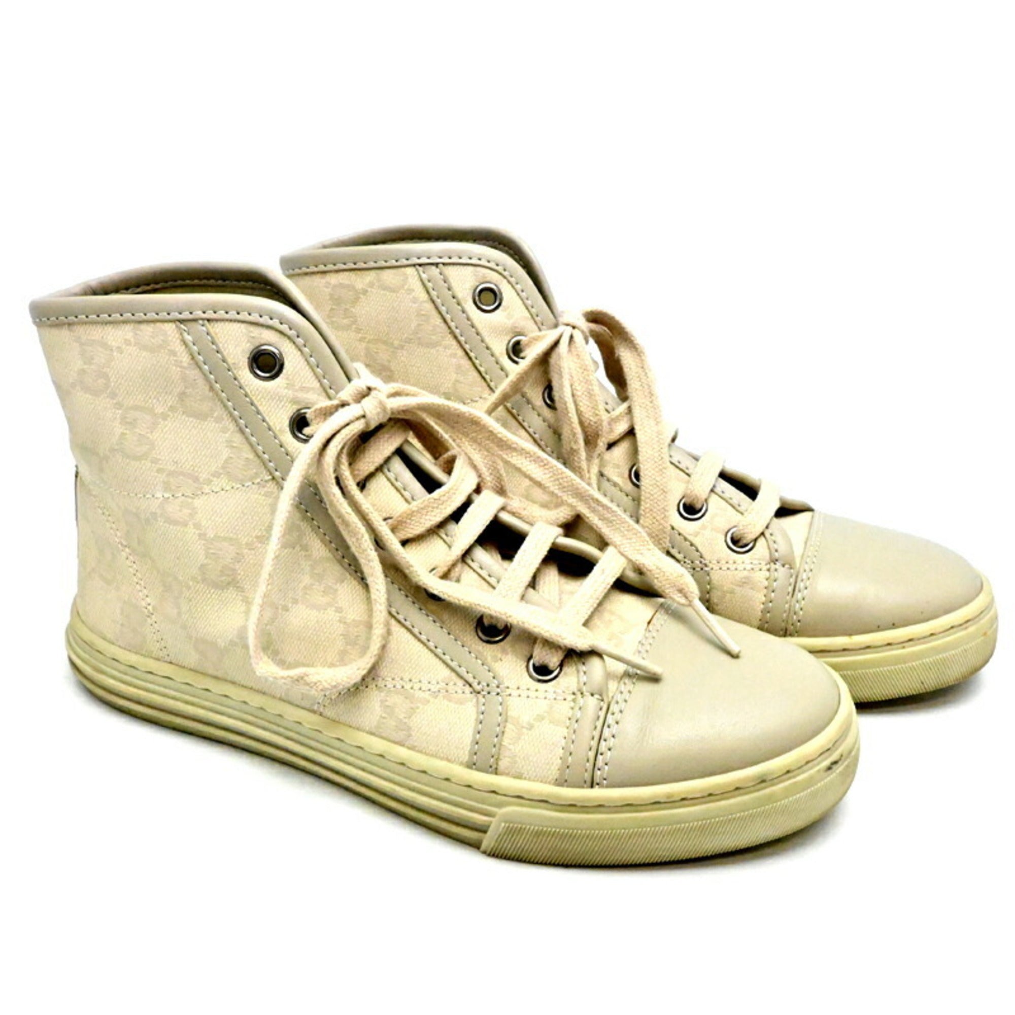 Gucci #34 1/2 approx. 22.5cm Women's Sneakers 426189 Canvas