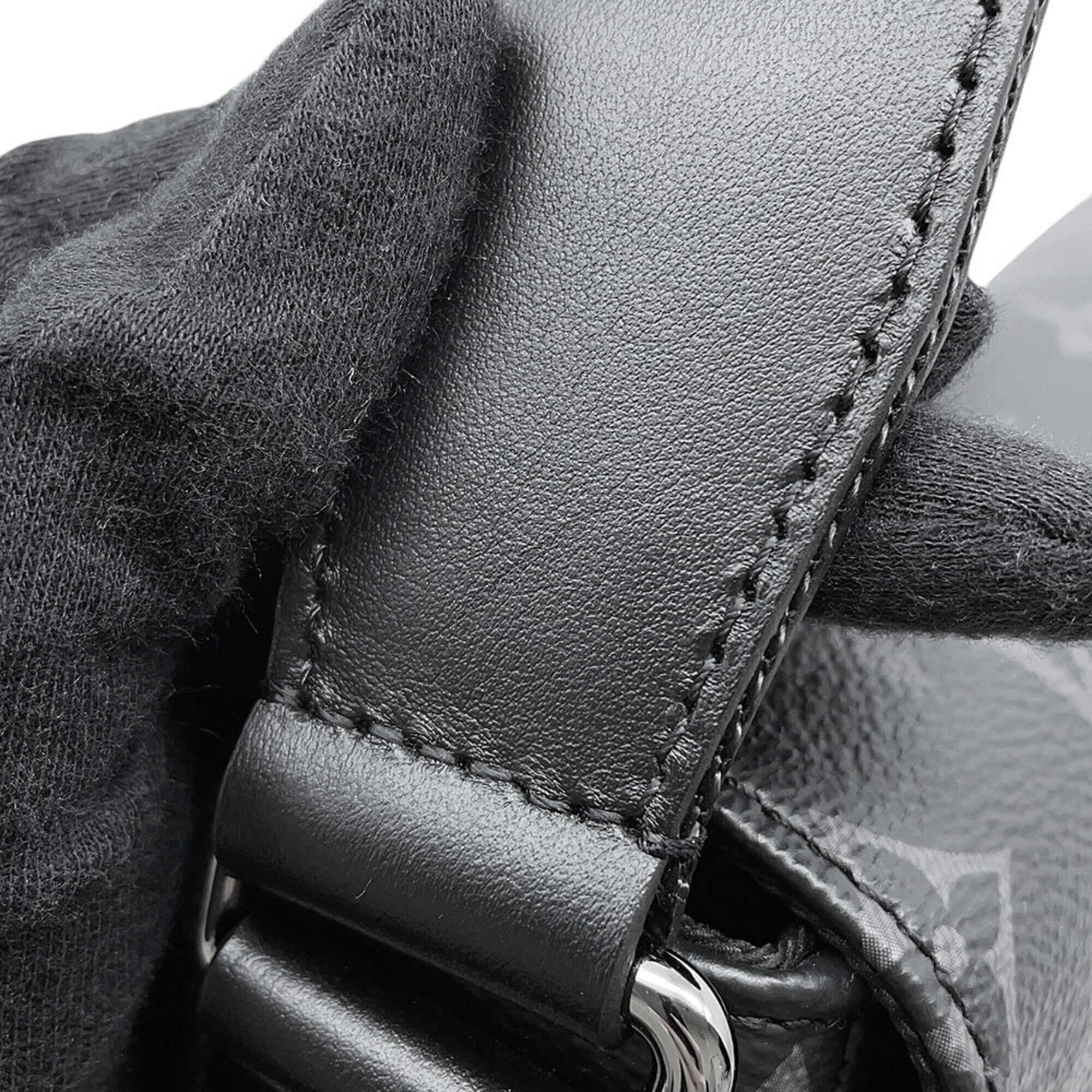 Louis Vuitton Shoulder Bag Monogram Eclipse District PM NV3 M46255 LOUIS VUITTON Men's Black Handbag — Like New