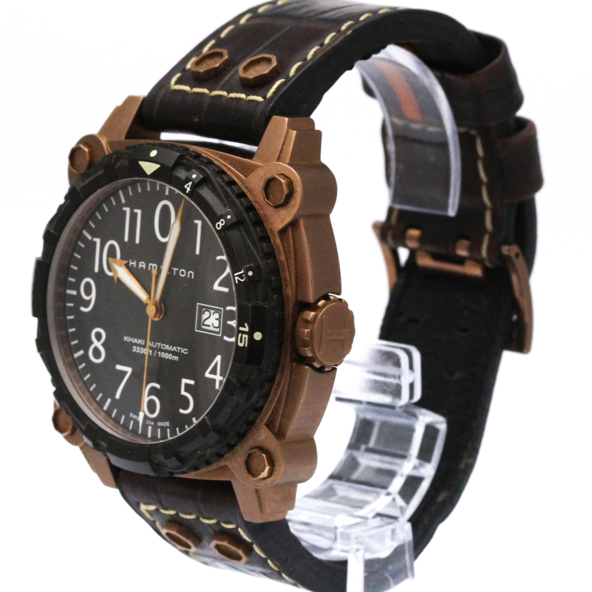 HAMILTON Khaki Below Zero Steel Automatic Mens Watch H785250 — Very Good