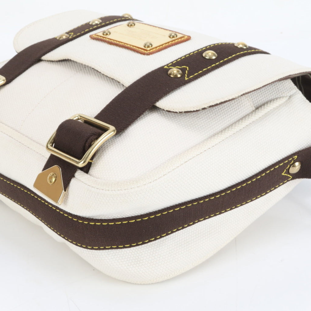 Louis Vuitton Antigua Besas PM Ecru M40042 Men's Messenger Shoulder Bag