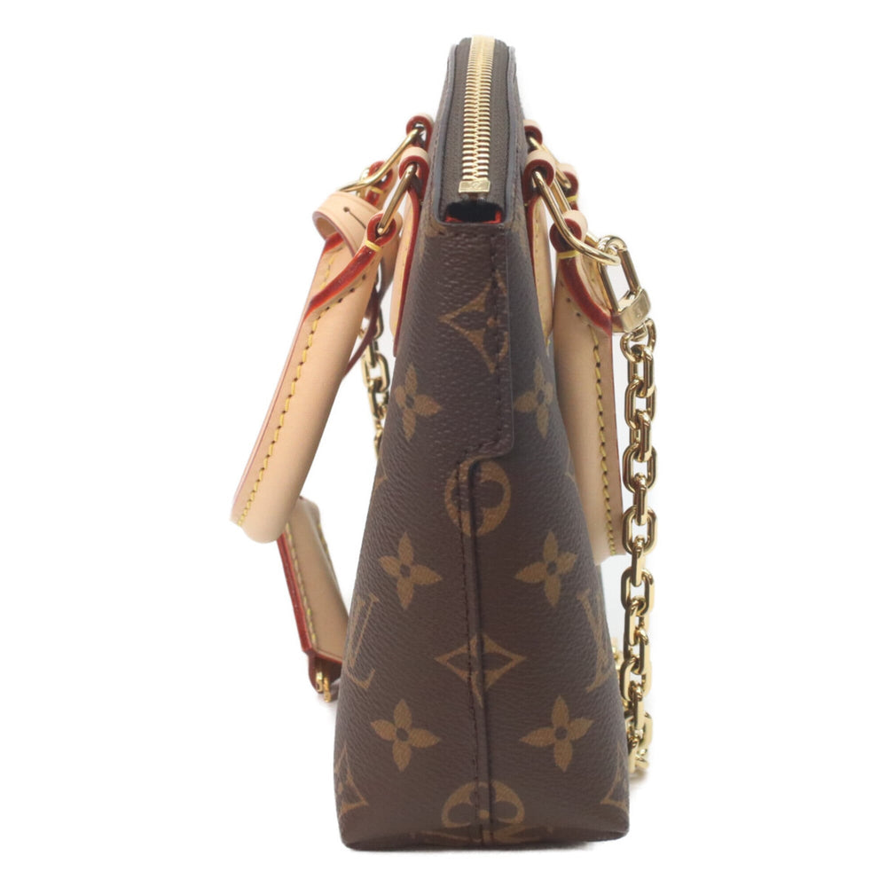 LOUIS VUITTON M12019 Monogram Lockit BB Handbag, Brown, Women's, RFID (IC) — Like New