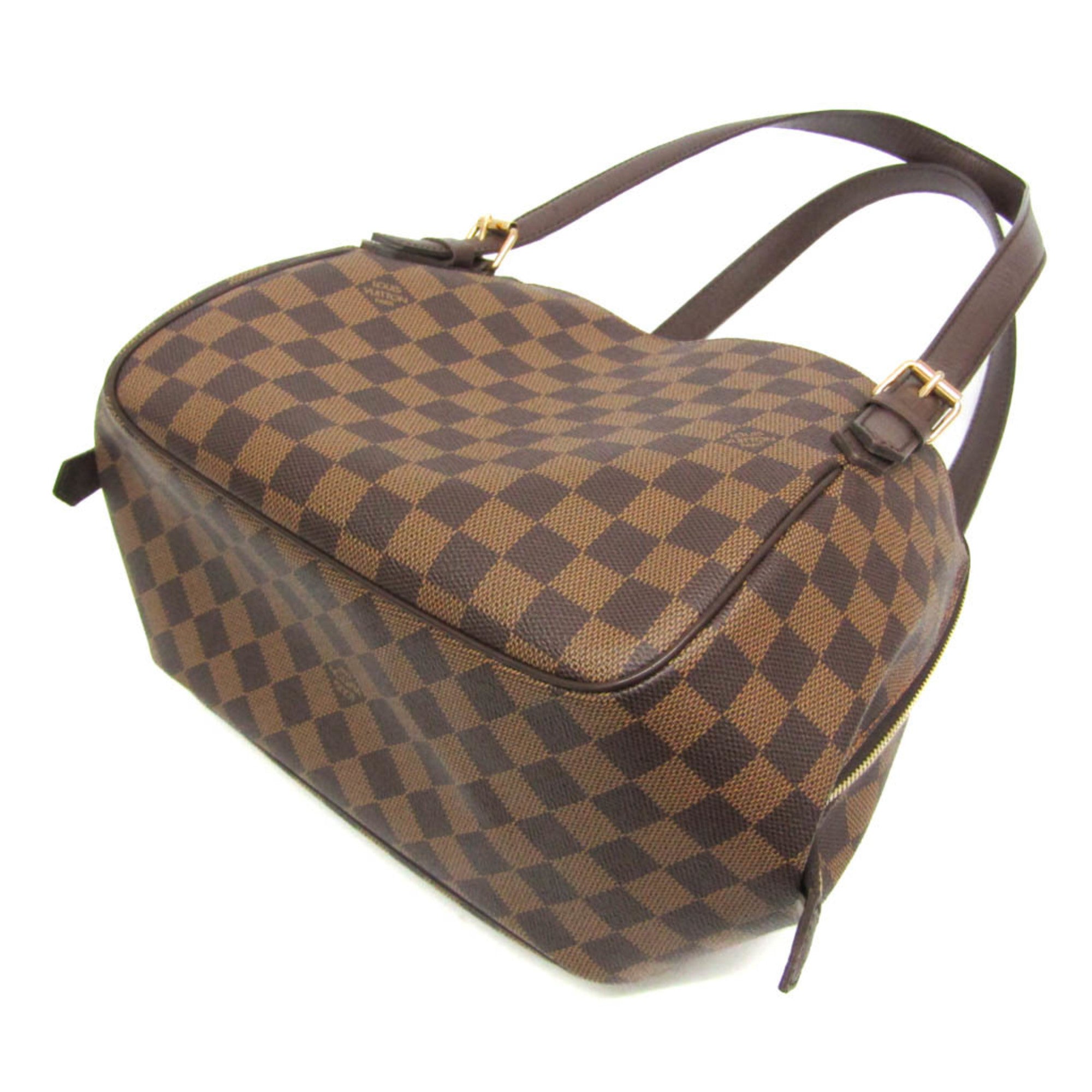 Louis Vuitton Damier Belem MM N51174 Women's Shoulder Bag Brown,Ebene — Like New