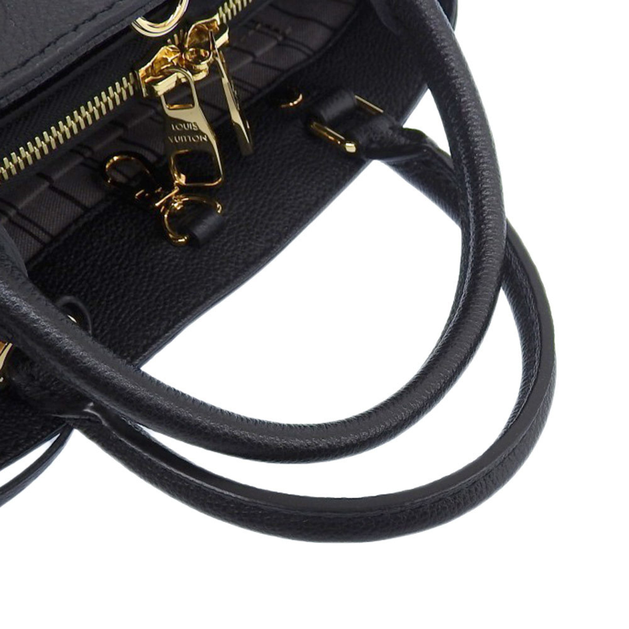 Like new Louis Vuitton Monogram Empreinte Montaigne BB M41053 Bag Noir — Like New