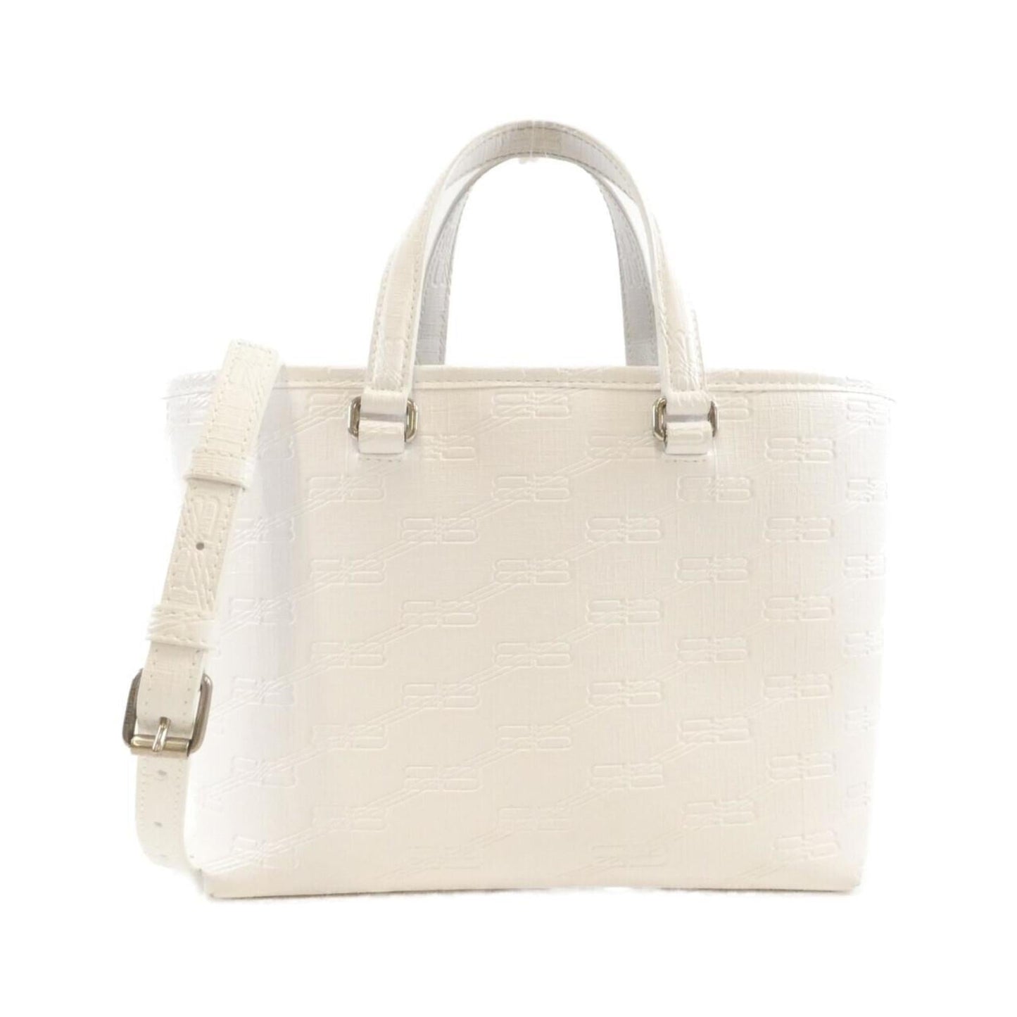 Balenciaga BB Monogram Signature Small Shopper Handbag 702699 210EX