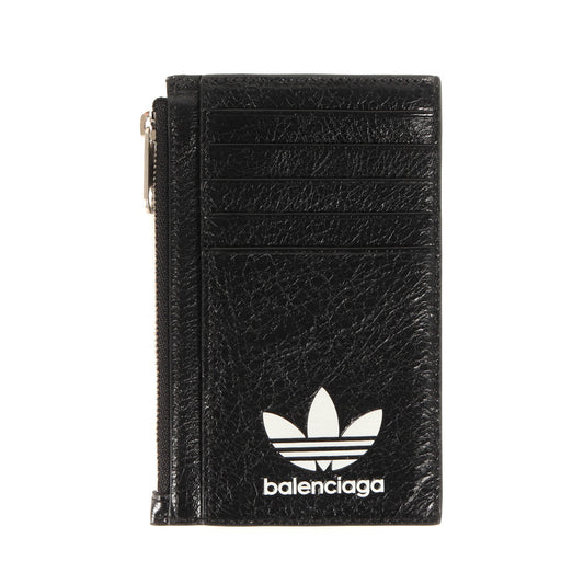 BALENCIAGA adidas Trefoil Leather Fragment Case (721896) Black Collaboration