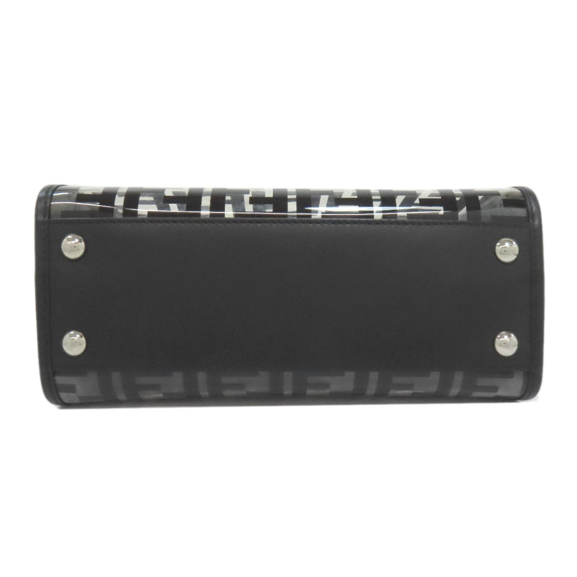 Fendi Peekaboo Mini 2-Way Handbag in Vinyl/Calf Leather for Women