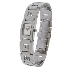 Fendi FENDI Logo Watch 3150L Stainless Steel Quartz Analog Display Silver Dial Women's — Very Good