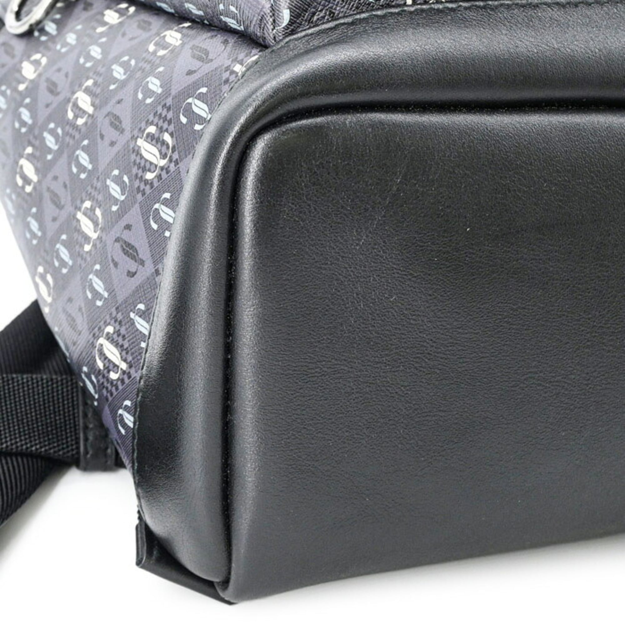 JIMMY CHOO WILMER XPO Backpack JC Monogram Grey Sage Men's Women's J000161023001 — Like New