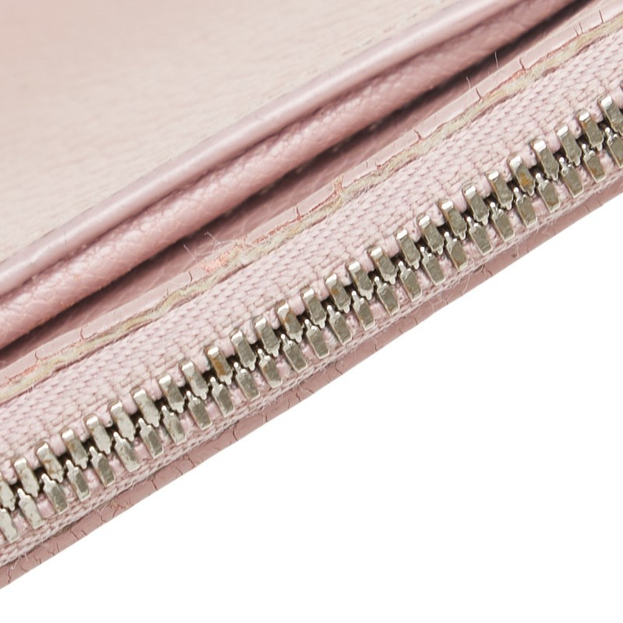 Balenciaga Logo Wallet/Coin Case 637130 Pink Leather Women's BALENCIAGA