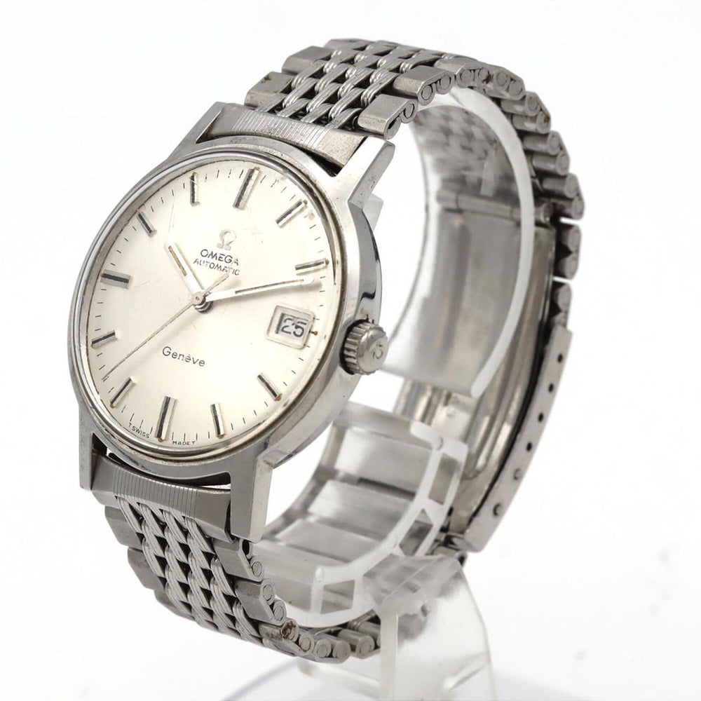 Omega Geneve Stainless Steel Automatic Watch — Good