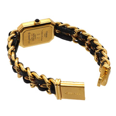 Chanel Premiere H0001 Women's Watch, Size M, Black & Gold, Quartz Movement — Very Good