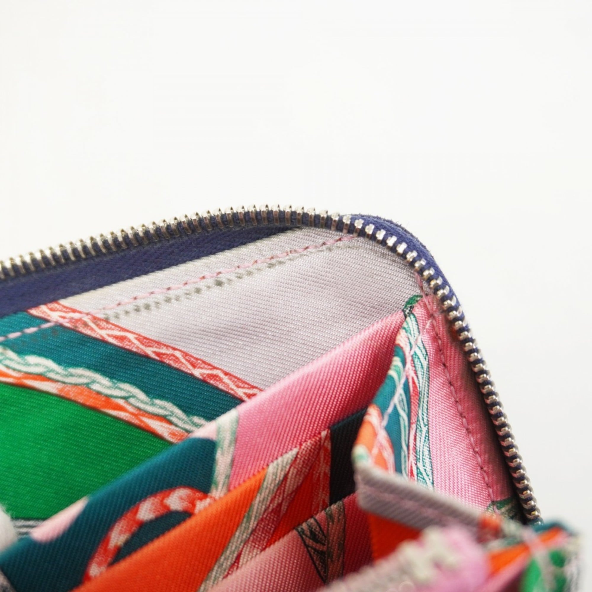 Hermes Hermès Azap Long Silk In Epsom Leather Wallet, Blue Ankle, C Stamp, Women's, P2154602