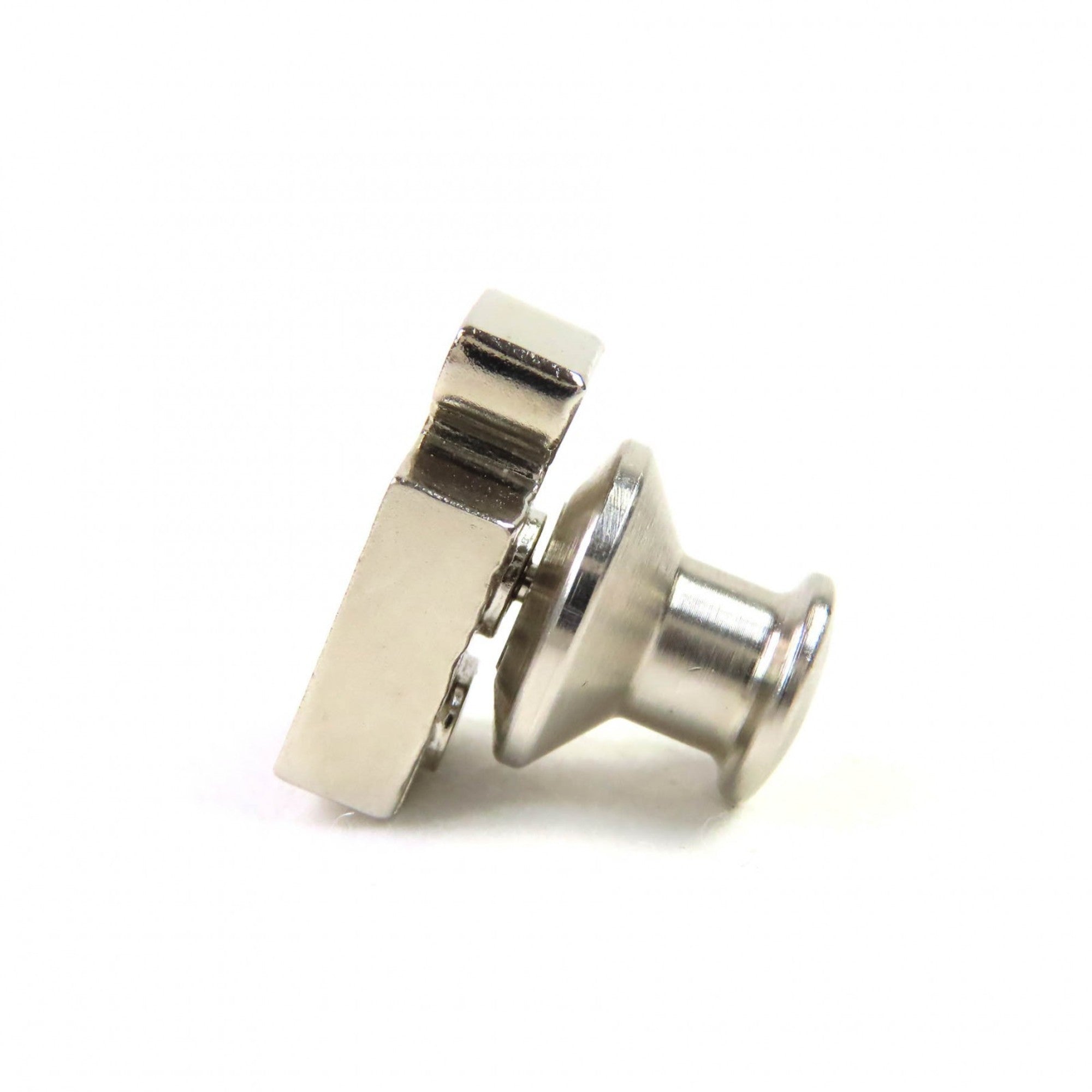 CHANEL A22P Coco Mark Icon Rhinestone No. 5 Clover Bottle Pins/Brooch Set of 3, Silver, with Box, Made in France, Women's — Like New