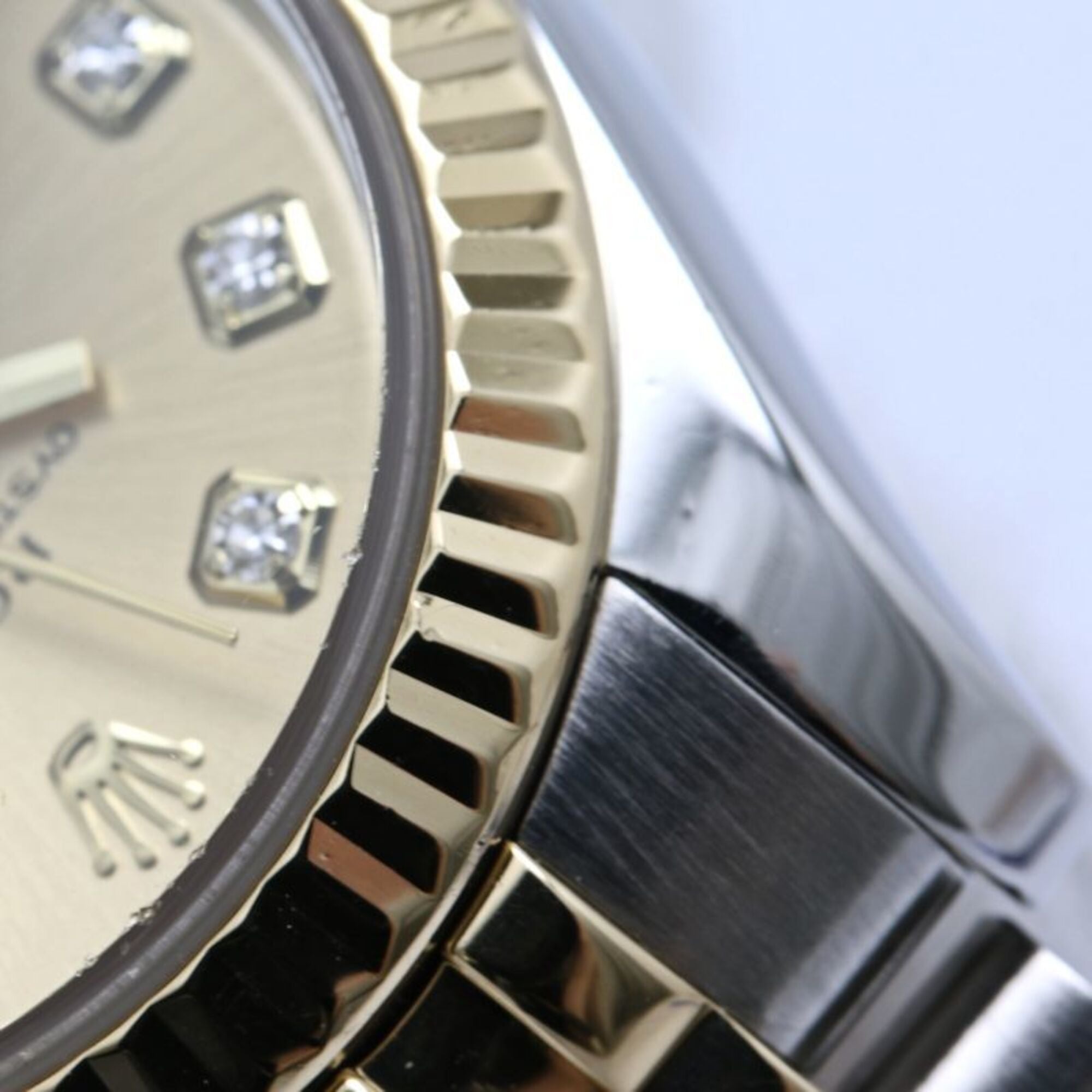ROLEX Datejust 10P Diamond 179173G Women's Watch SSx18K Yellow Gold 40580 — Good
