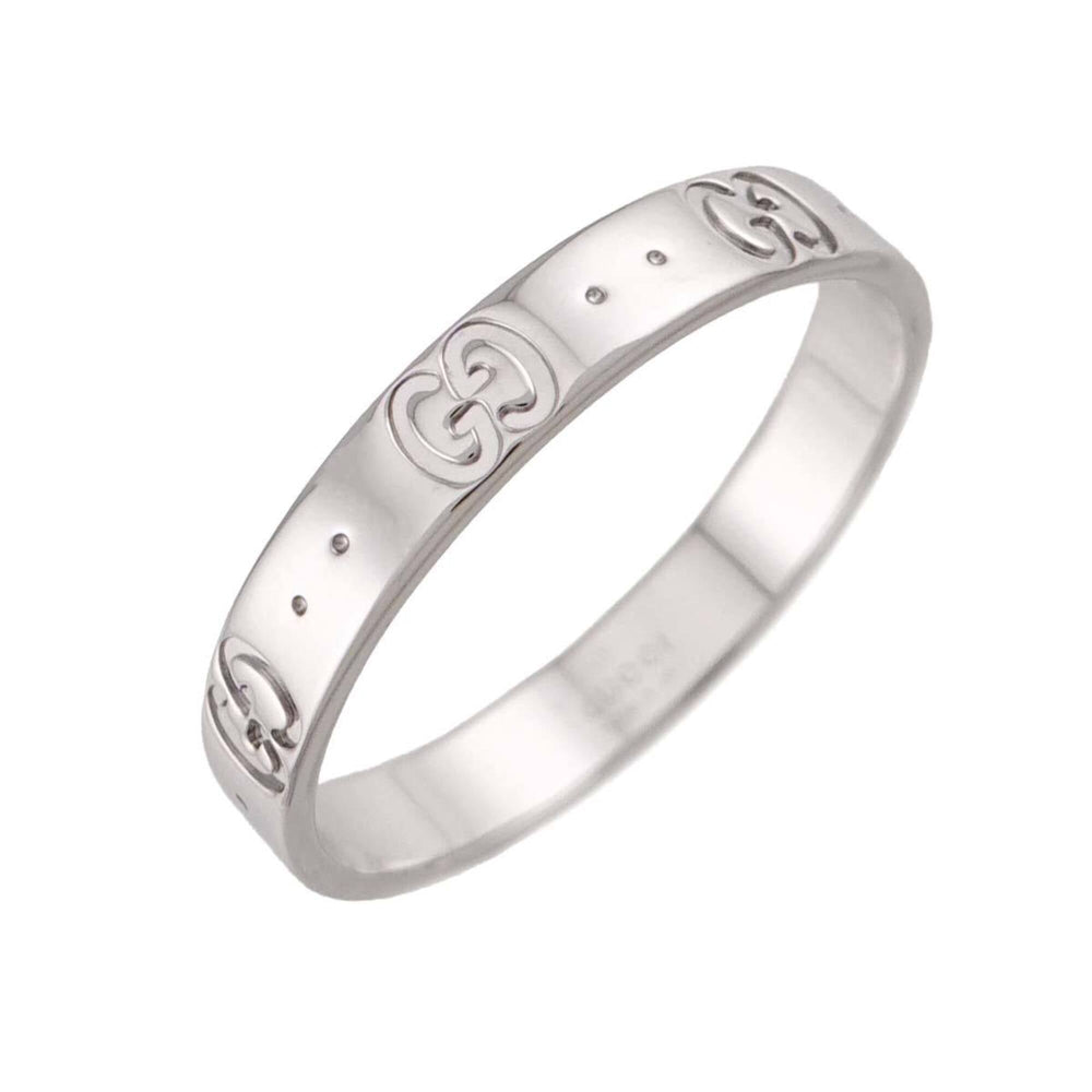 Gucci Icon Ring #25, 18K WG (White Gold 750) — Like New