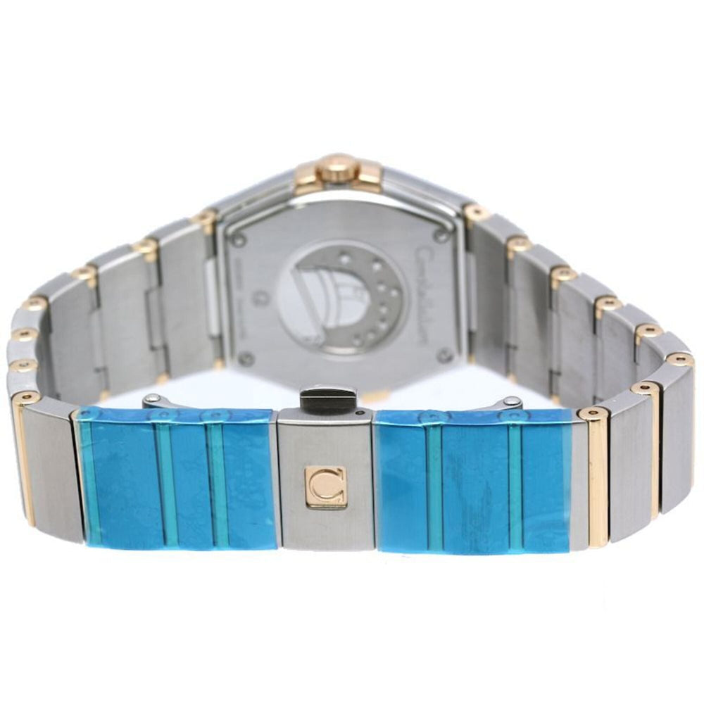 OMEGA Constellation Brushed 12P Diamond 123.20.27.60.55.006 Women's Watch SSx18KRG Rose Gold 40557 — Very Good
