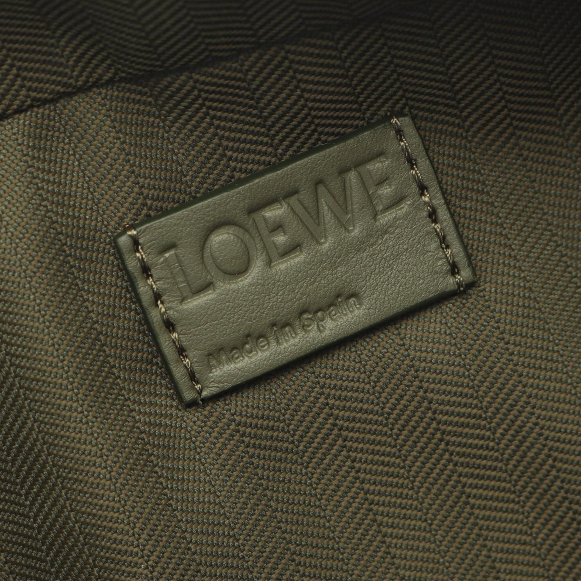 Loewe LOEWE Crossbody Camera Bag Mini Shoulder Handbag Leather Men's Khaki C565R41X04 — New - Store Return