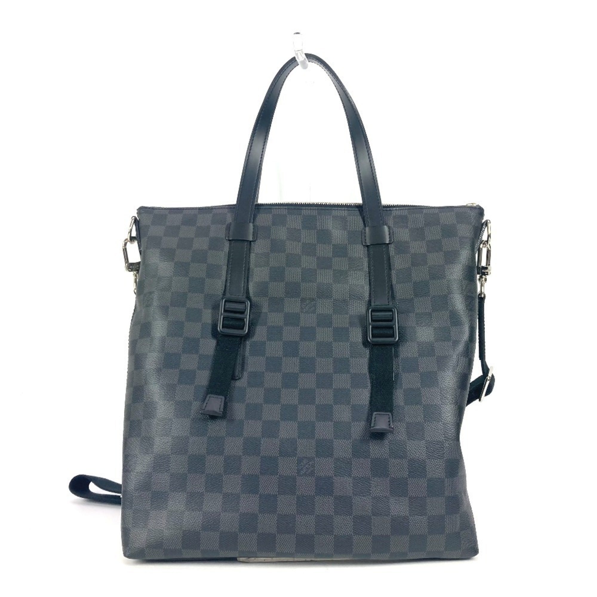 LOUIS VUITTON N41456 Damier Graphite Skyline Crossbody Bag Tote 2WAY Shoulder Canvas Men's Women's Black — Like New