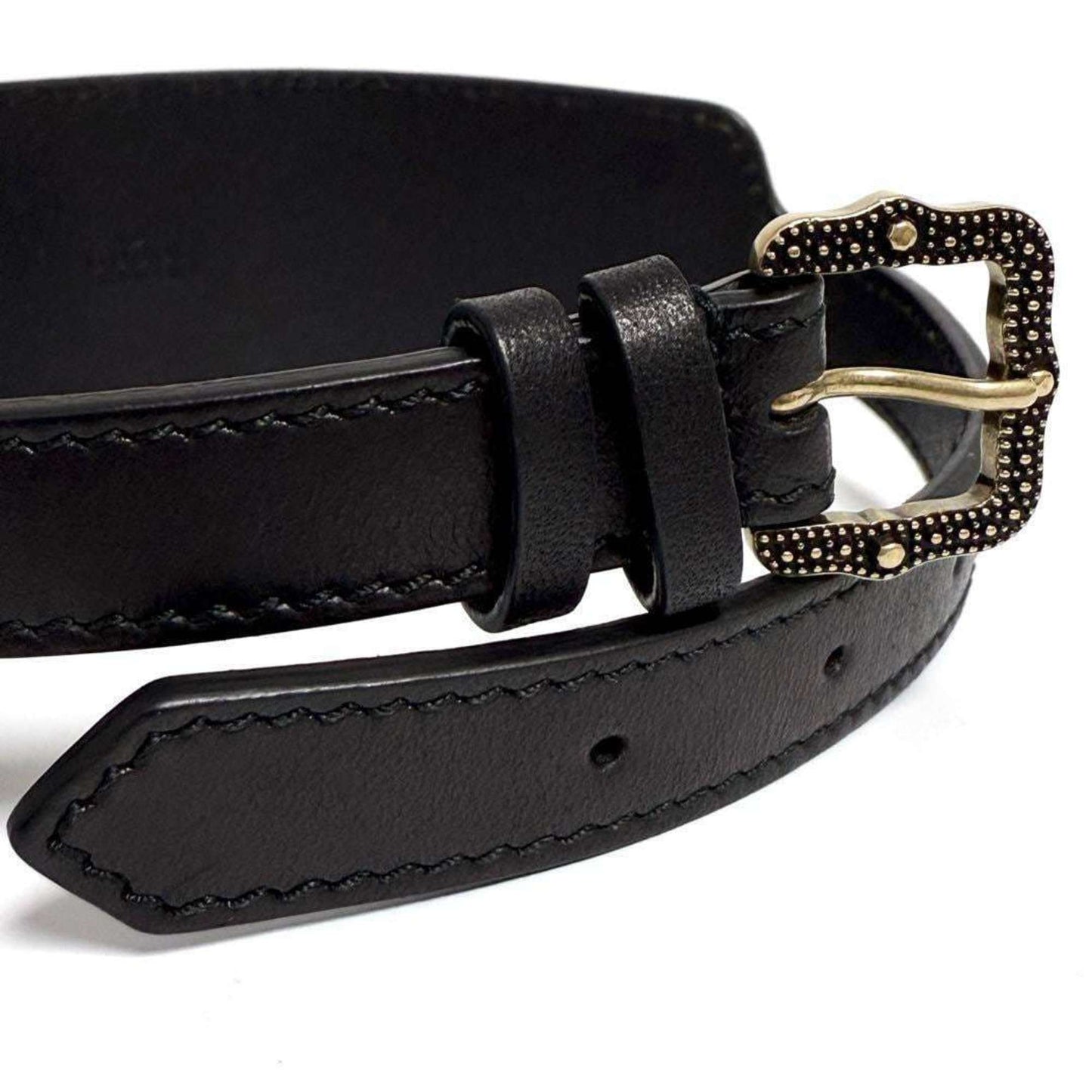 Gucci Women's Tiger Head Choker Necklace Leather