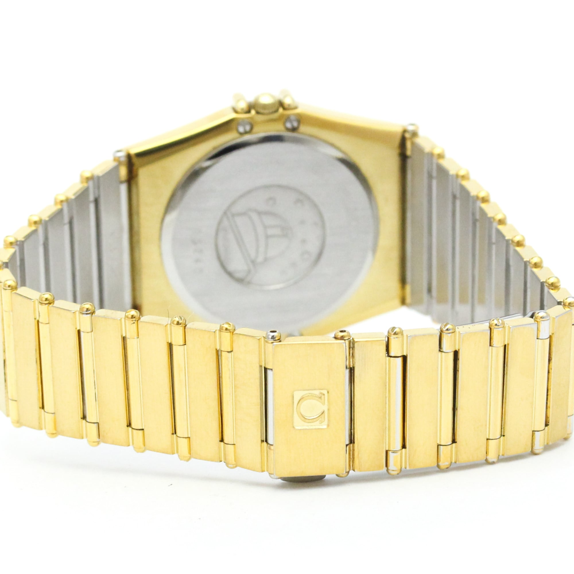 OMEGA Constellation Gold Plated Quartz Mens Watch 396.1076 — Very Good