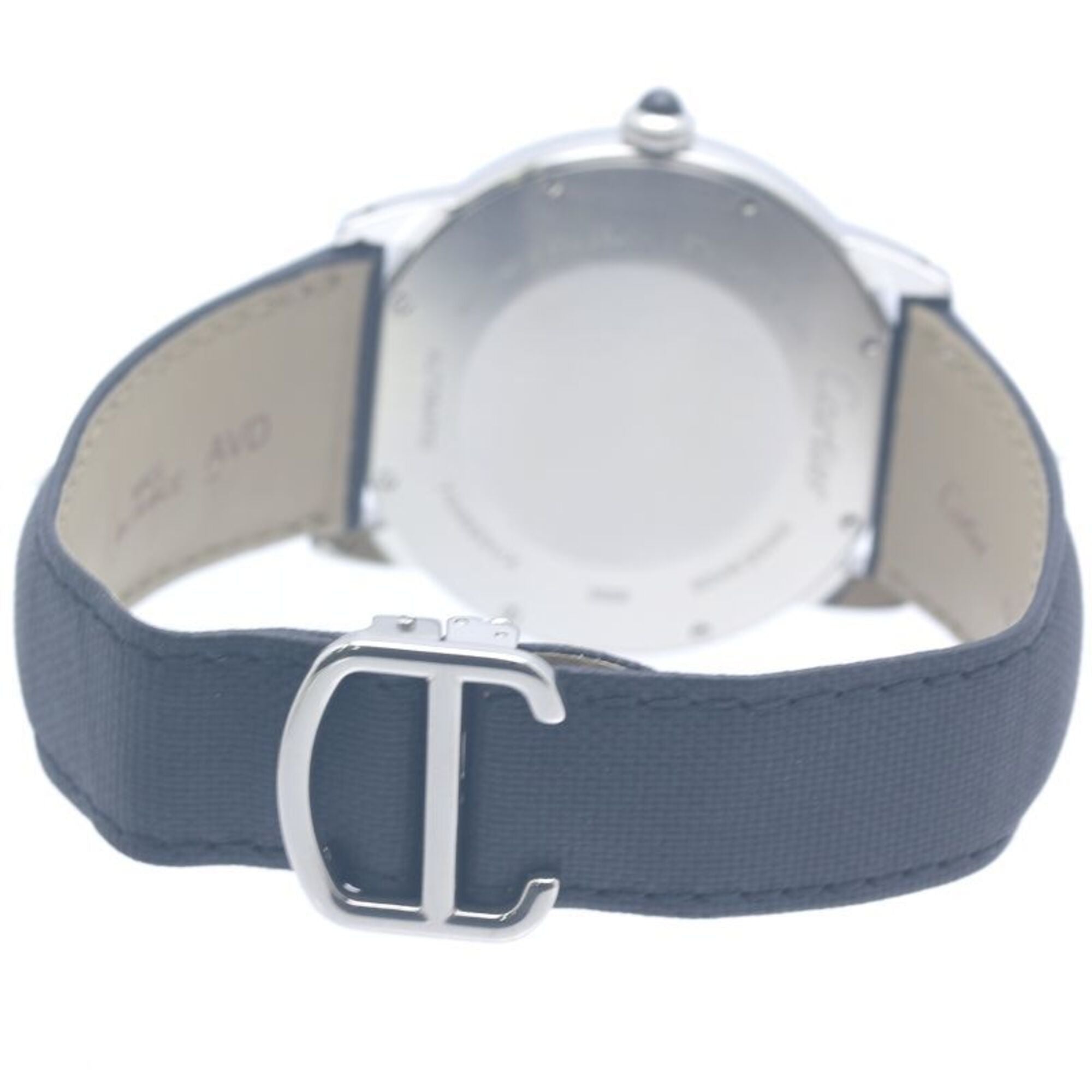 CARTIER Cartier Ronde Croisière de Date WSRN0003 Men's Watch Stainless Steel x Cowhide Leather 40385 — Good