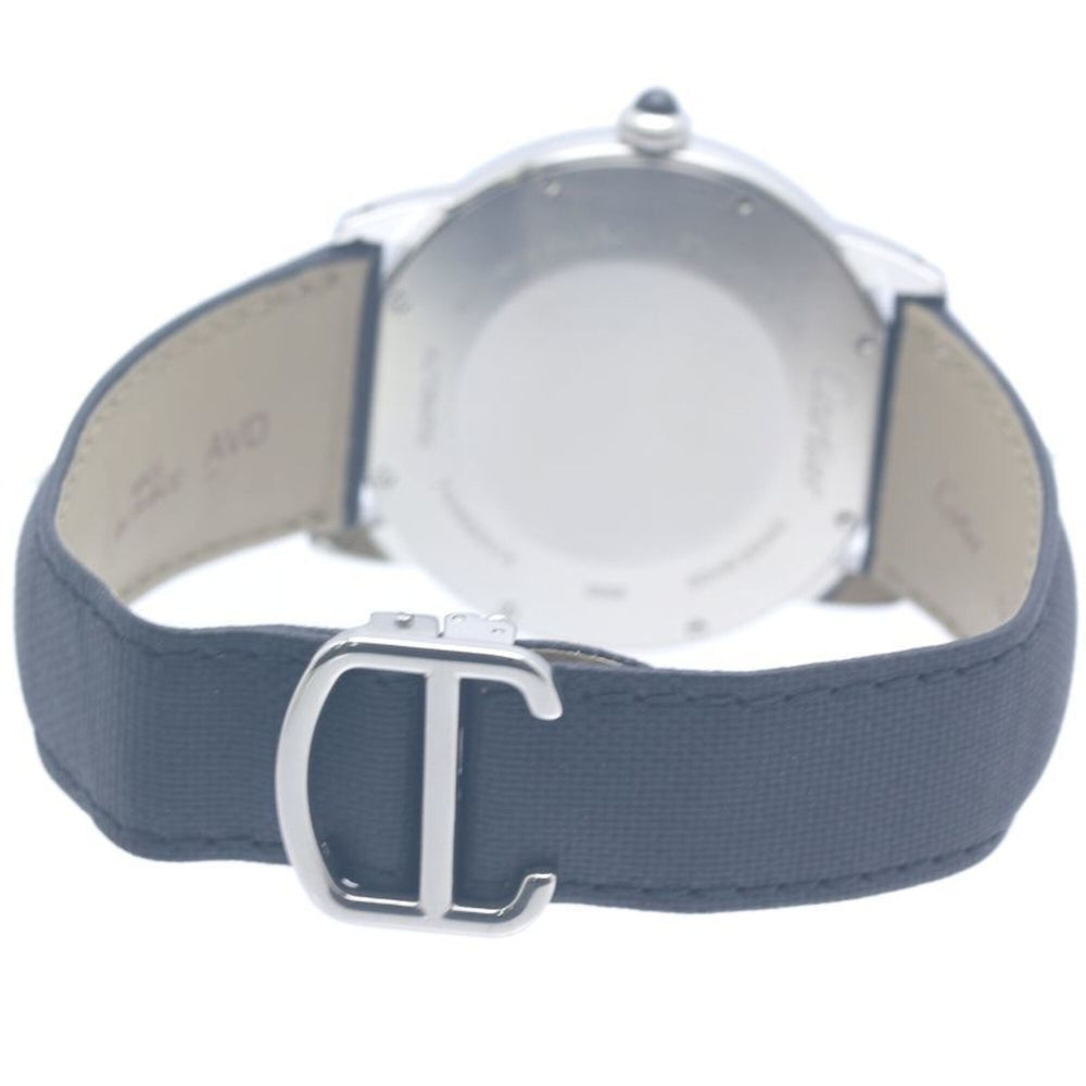 CARTIER Cartier Ronde Croisière de Date WSRN0003 Men's Watch Stainless Steel x Cowhide Leather 40385 — Good