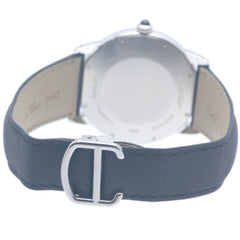 CARTIER Cartier Ronde Croisière de Date WSRN0003 Men's Watch Stainless Steel x Cowhide Leather 40385 — Good