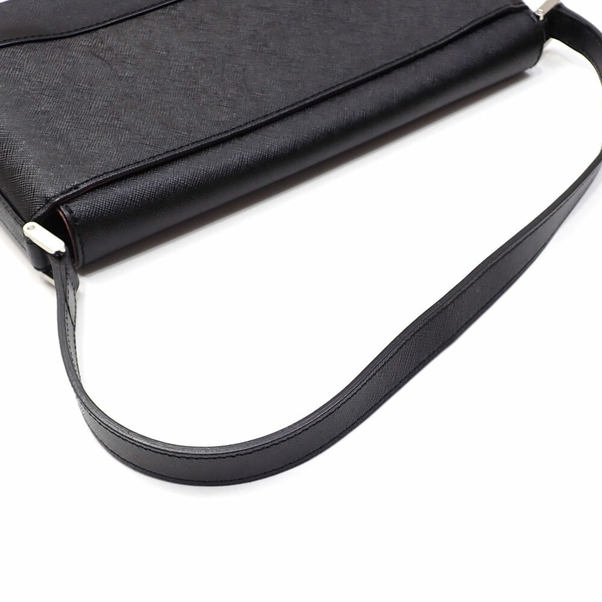 Burberry women's black leather bag