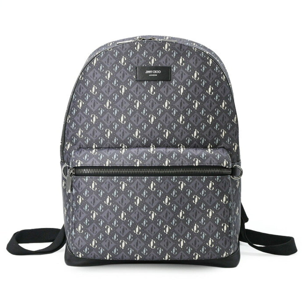 JIMMY CHOO WILMER XPO Backpack JC Monogram Grey Sage Men's Women's J000161023001 — Like New