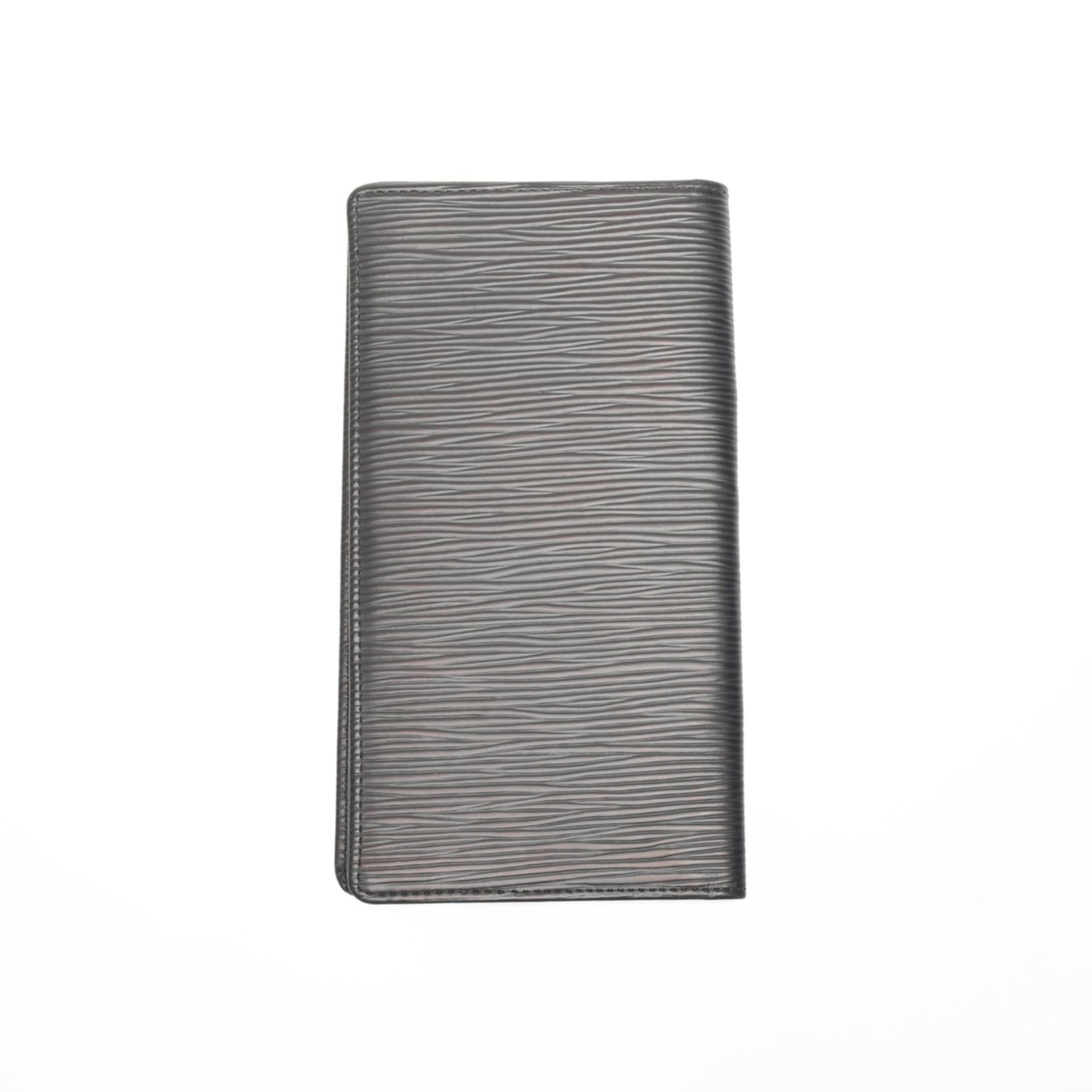 Louis Vuitton 2003 Epi Leather Porte Carte Credit Long Wallet in Black