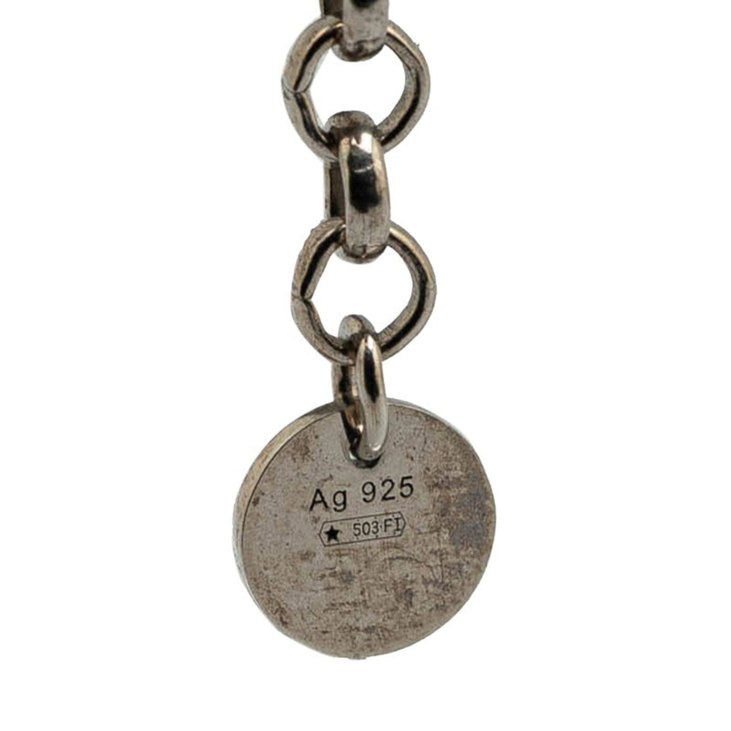 Gucci Interlocking G Necklace SV925 Silver Women's GUCCI