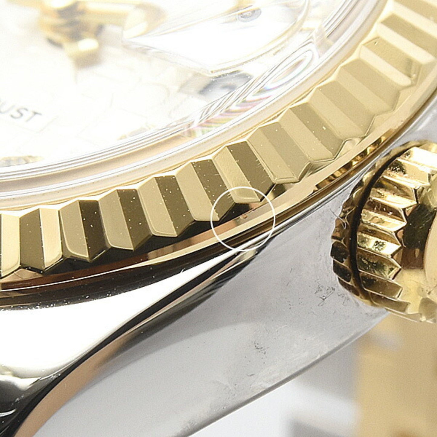Rolex Watch Ladies Datejust Automatic Computer Silver Dial ROLEX SS×750YG 179173G