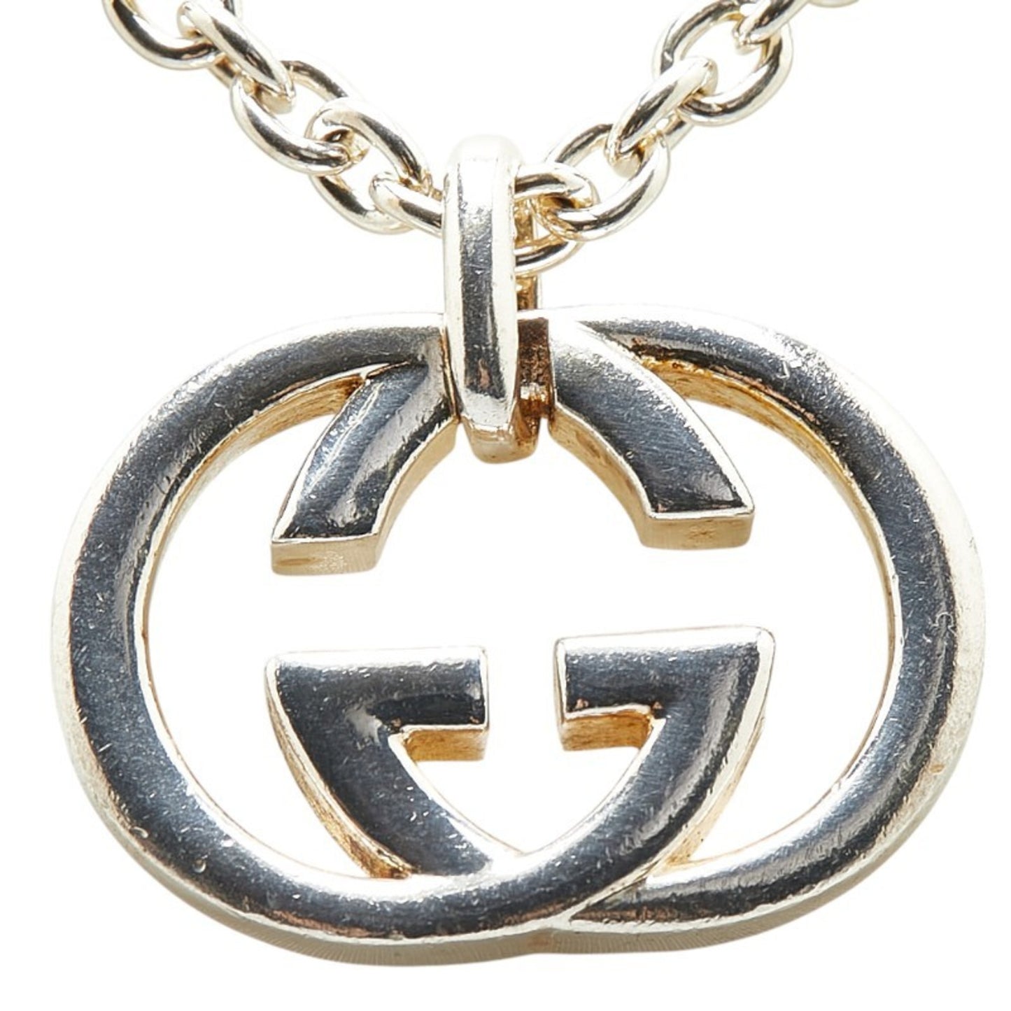 Gucci Interlocking G Necklace in SV925 Silver for Women