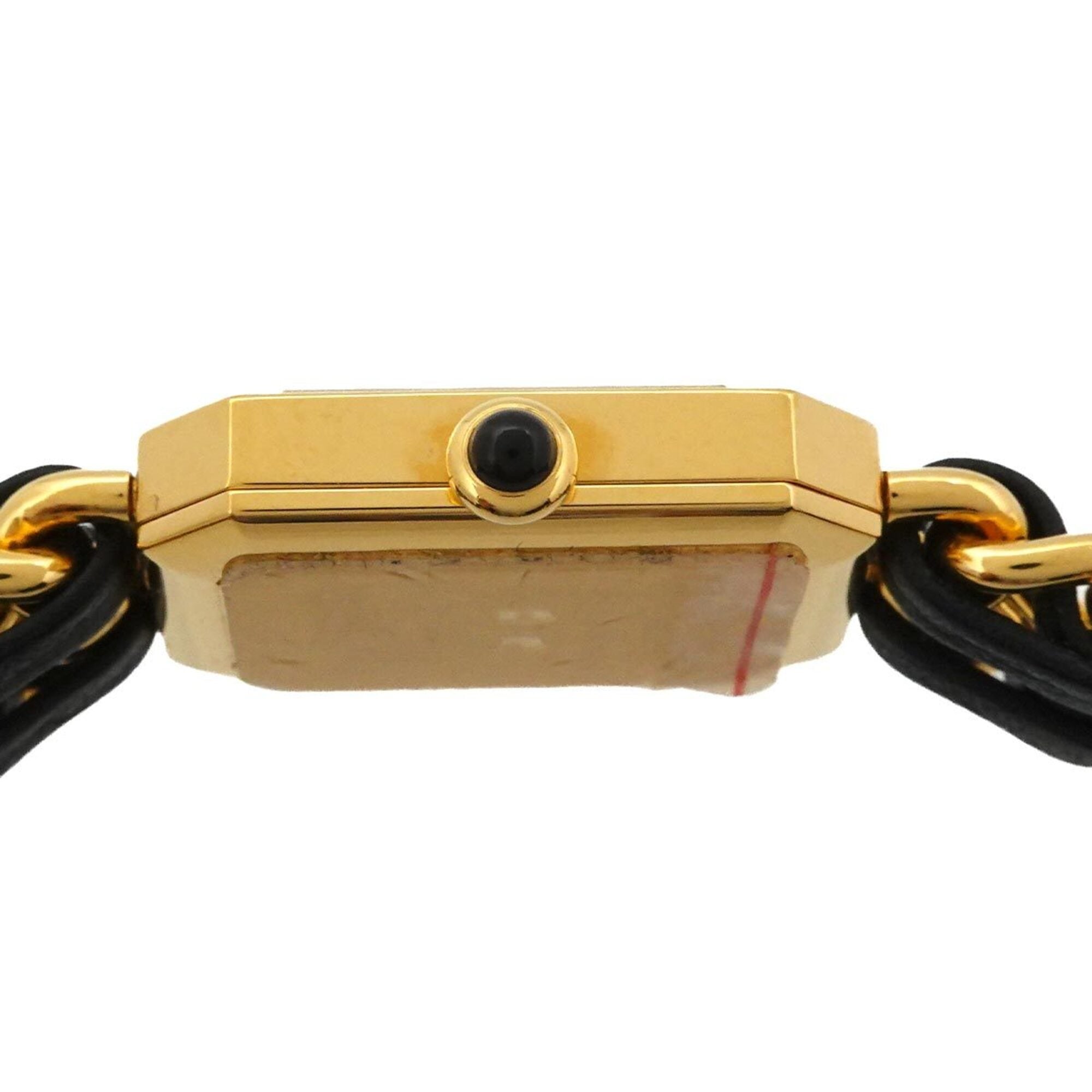 Chanel Premiere Large Size H0001 Women's Watch Black Gold Quartz — Very Good