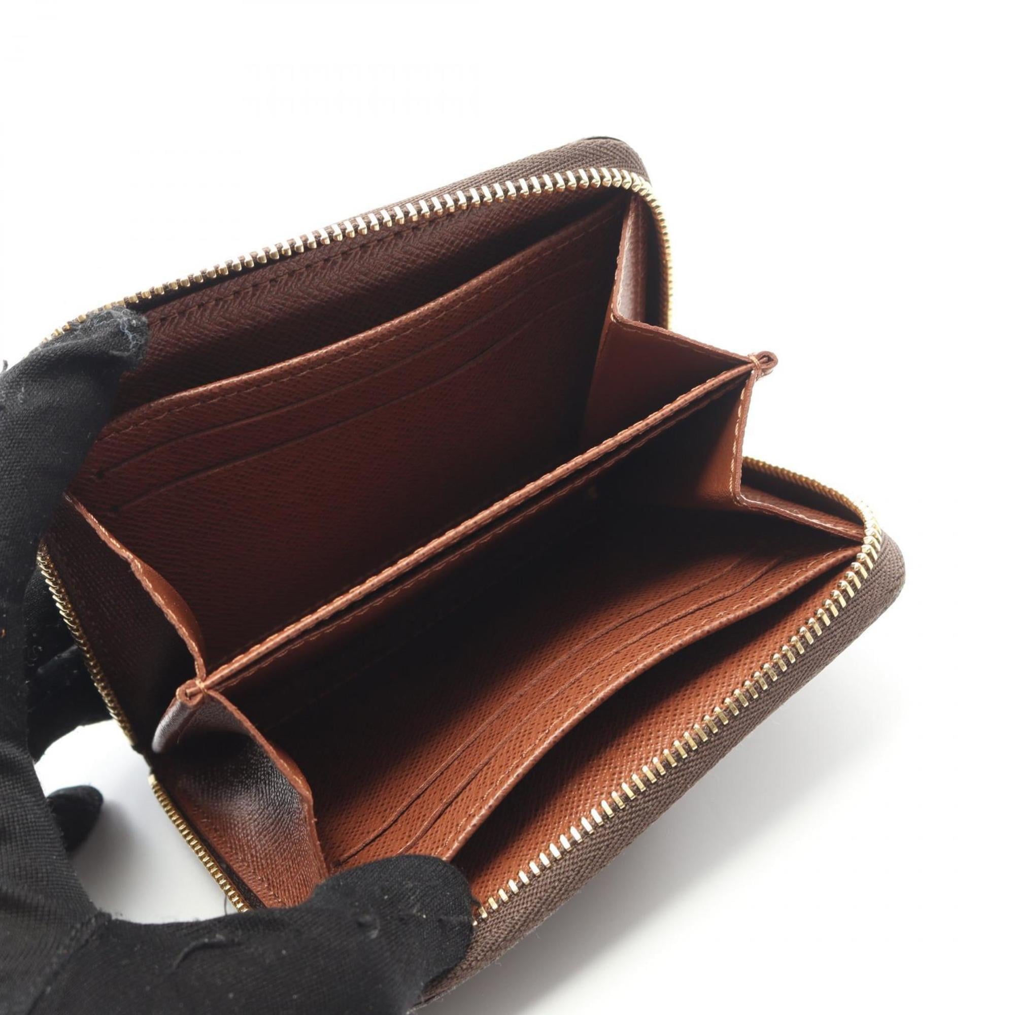 Louis Vuitton Zippy Coin Purse, Coated Canvas, Monogram, Women's, Brown, M60067