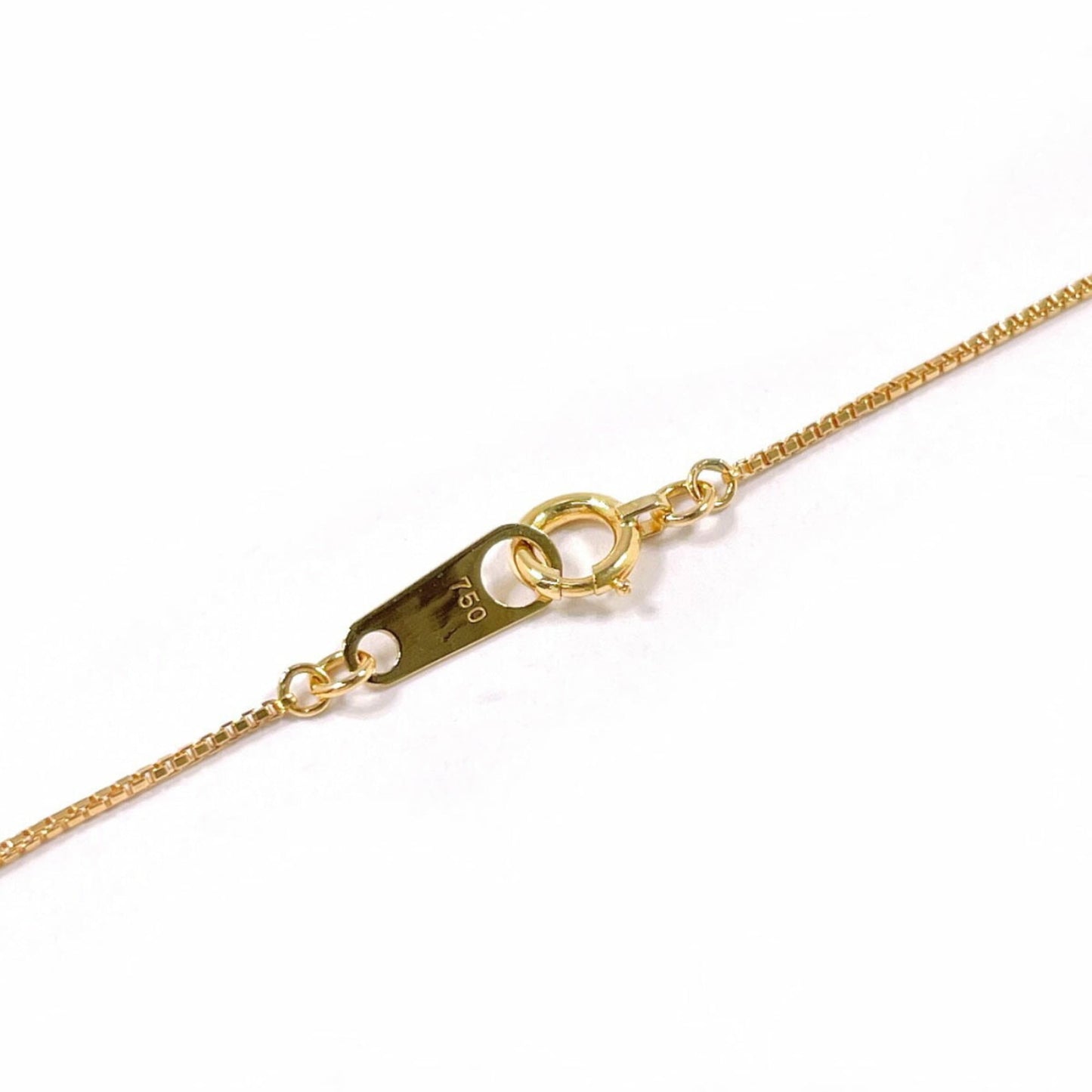 CELINE Triomphe Necklace in 18K Yellow Gold with Diamonds for Women